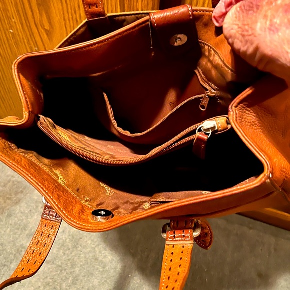 Fossil, a beautiful chestnut color, several compartments - Picture 3 of 5